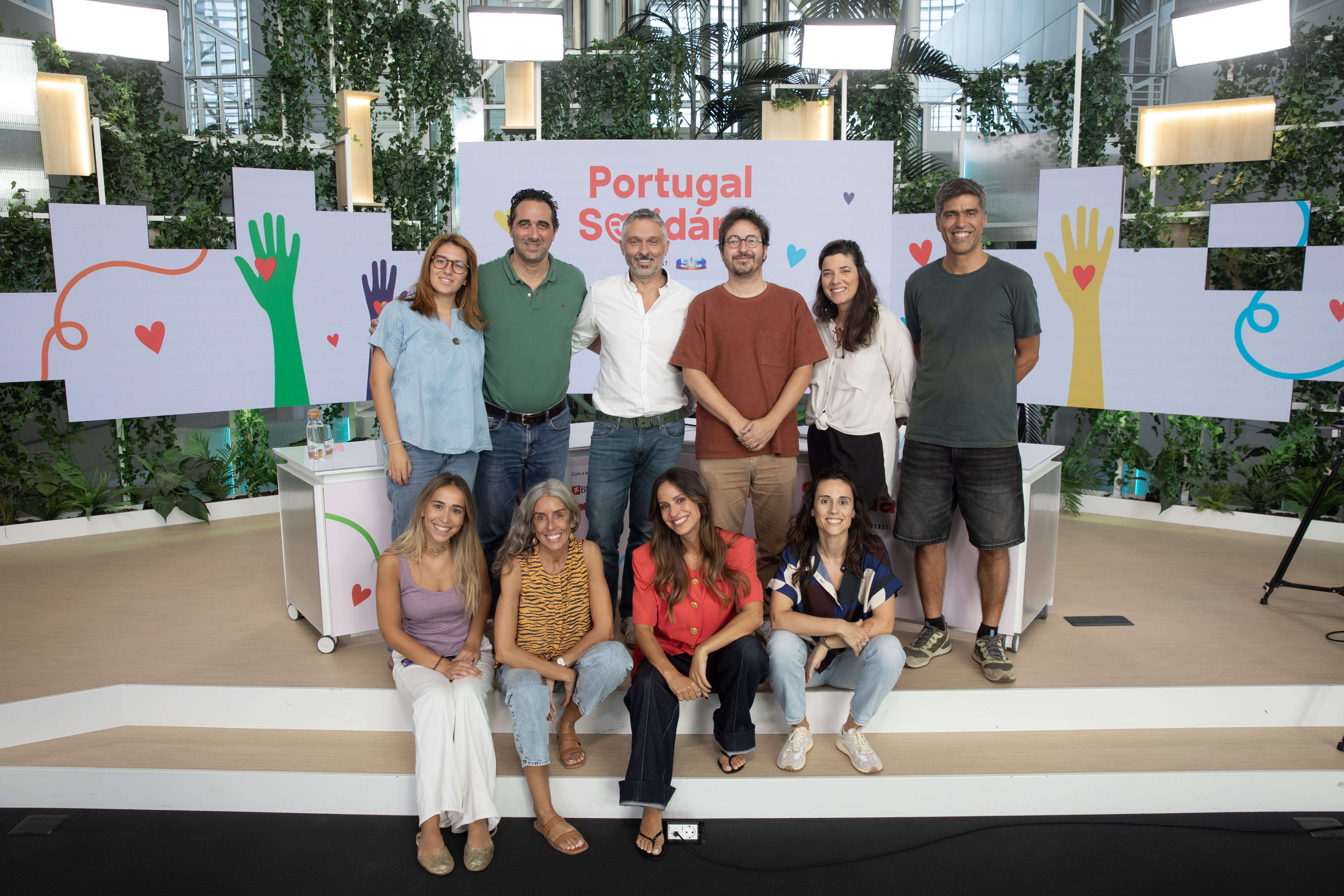 Equipa do podcast Portugal Solidário